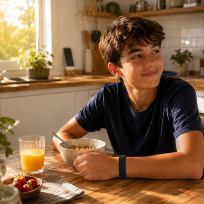 Veilaube Band — Le bracelet qui vide enfin sa chambre de son téléphone.