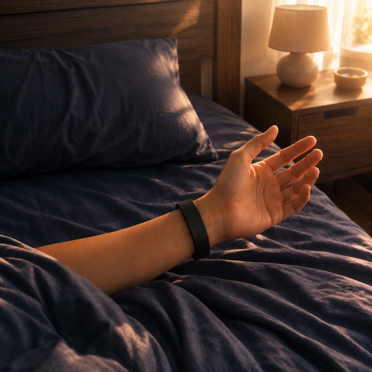 Réveil par vibration douce avec Veilaube Band